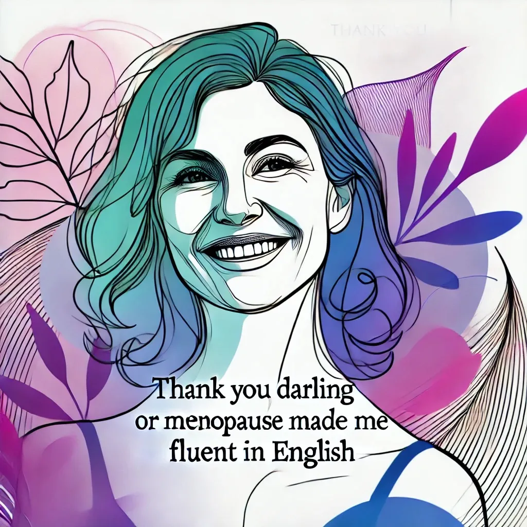 Thank you darling ou comment la ménopause m'a fait devenir 'fluent english' (alors que je n'y suis jamais arrivée en 10 ans -acharnés- sur Babel)